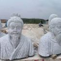 防城港 白麻花岗岩石材人物立体雕刻