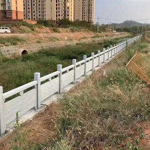 防城港 白麻河道栏杆效果展示图