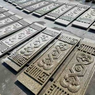 防城港 黄金麻花岗岩外墙雕刻板