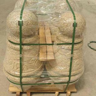 防城港 黄金麻异形定制雕花——棒棒糖挡车柱