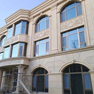 防城港 黄金麻花岗岩别墅外墙干挂