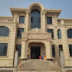 防城港 黄金麻花岗岩别墅外墙干挂