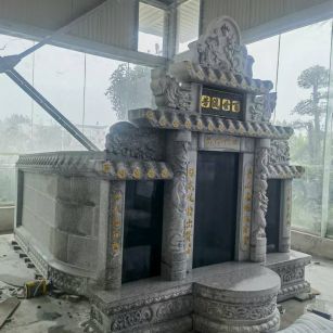 防城港 芝麻白墓碑效果展示图