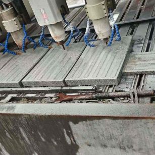 防城港 芝麻白花岗岩荔枝面盲道雕刻