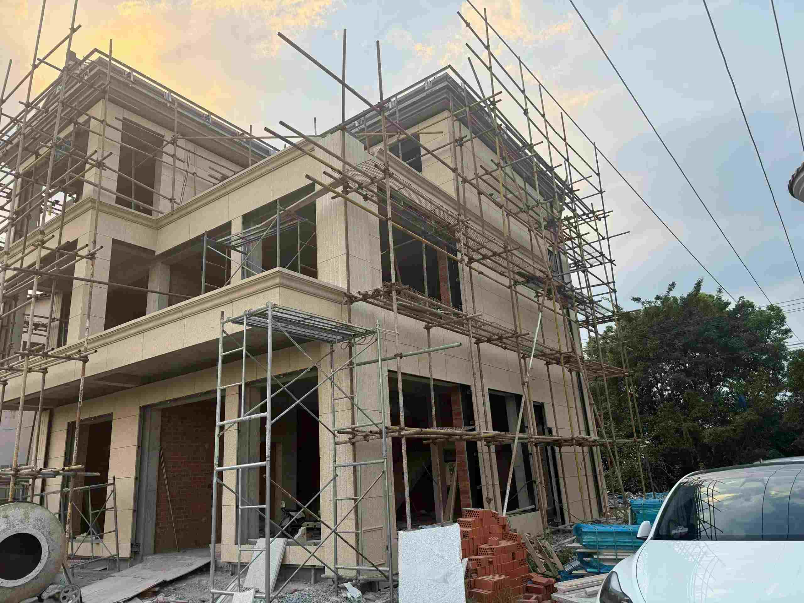 防城港 黄金麻荔枝面花岗岩外墙干挂