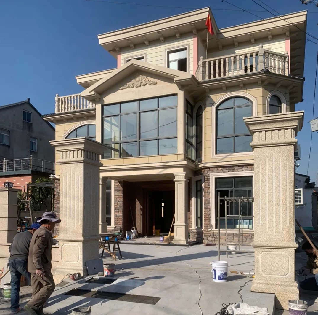 防城港 黄金麻花岗岩荔枝面别墅外墙干挂私家专属