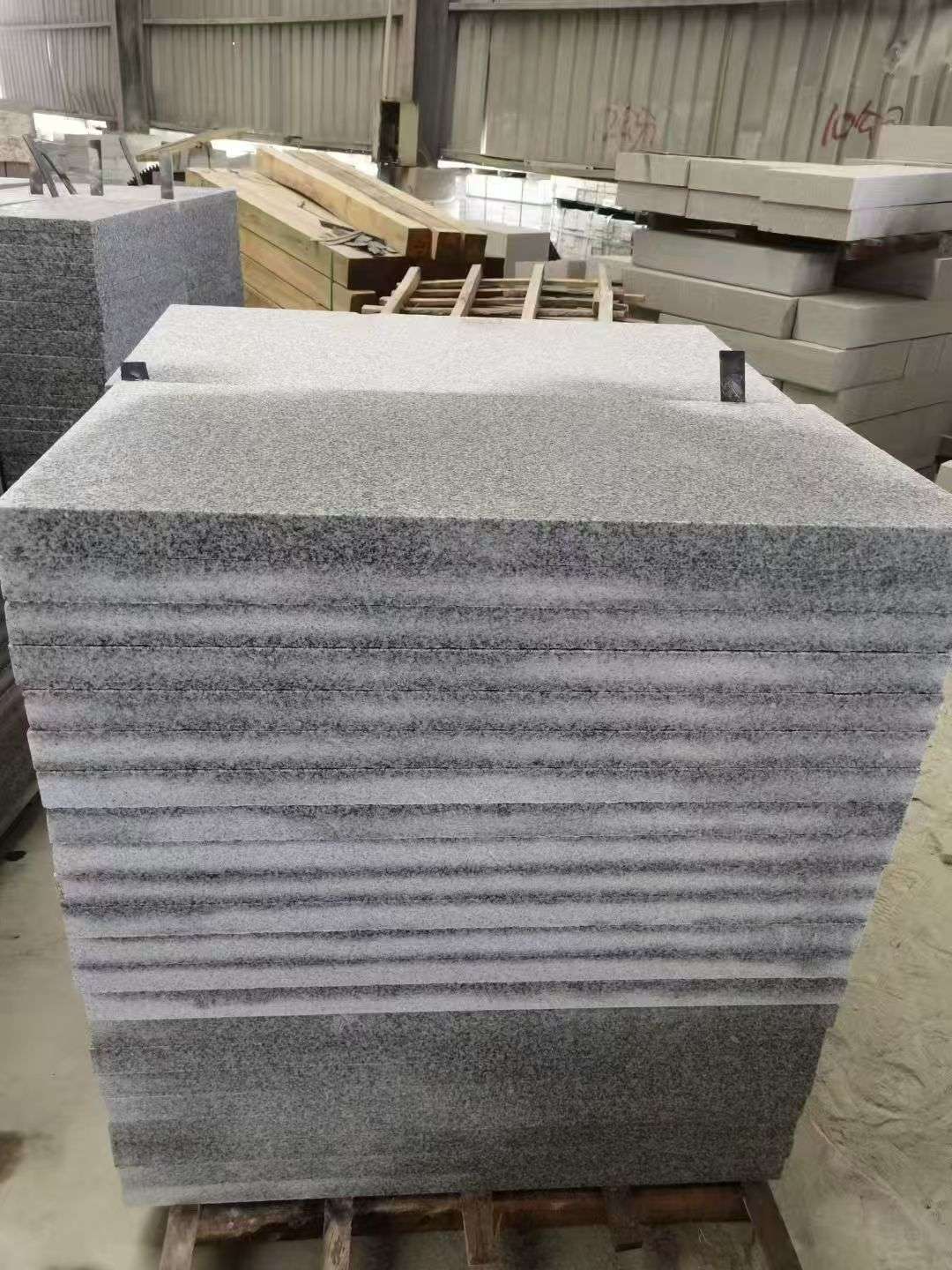 防城港 芝麻白5公分火烧地铺成品，900*400，规格可定制